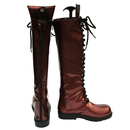 Devil May Cry Lady Brown Shoes Cosplay Boots