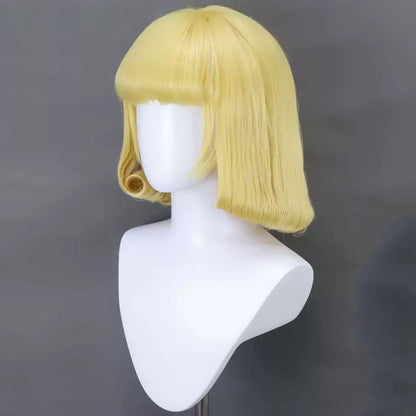 Motosega Uomo Denji Parrucca Cosplay Dorata