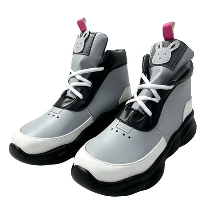 Akatsuki Deidara aus Naruto Halloween Weiße Schuhe Cosplay Stiefel