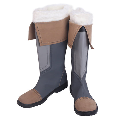 Akatsuki Deidara aus Naruto Halloween Weiße Schuhe Cosplay Stiefel