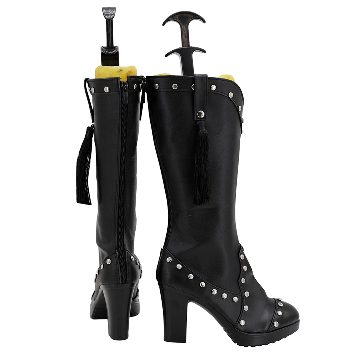 Akatsuki Deidara de Naruto Halloween zapatos blancos botas de Cosplay