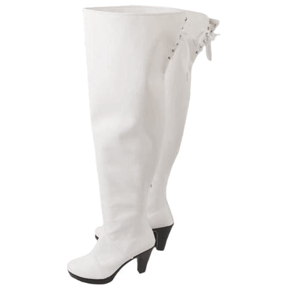 Akatsuki Deidara aus Naruto Halloween Weiße Schuhe Cosplay Stiefel