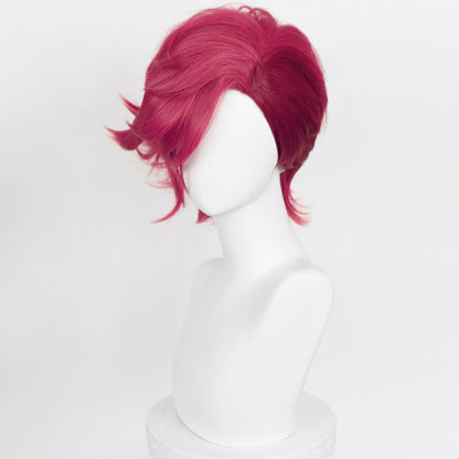 Arcane League of Legends LOL Arcane Vi Red Cosplay Wig