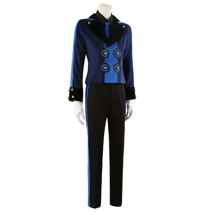 Persona 3 Reload DLC P3R Male Protagonist Makoto Yuki Blue Cosplay Costume