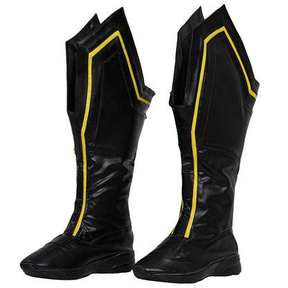 PS5 2026 Marvel Wolverine Logan Howlett Black Shoes Cosplay Boots
