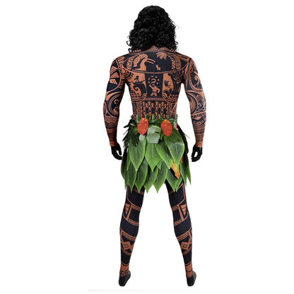 Disney Movie Moana Maui Premium Edition Cosplay Costume