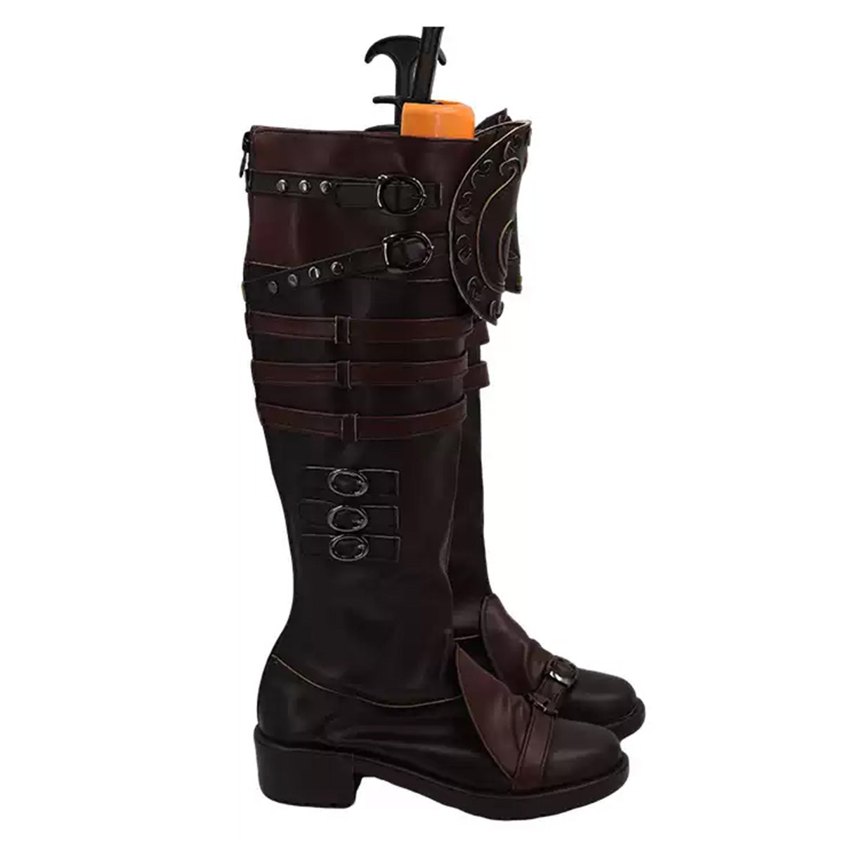 Akatsuki Deidara de Naruto Halloween zapatos blancos botas de Cosplay