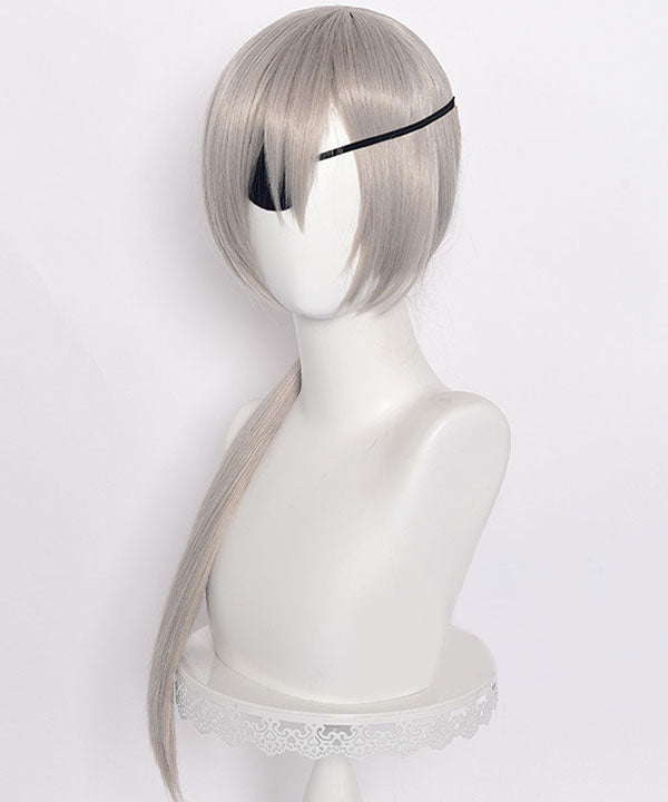 Chainsaw Man Quanxi Grey Cosplay Wig