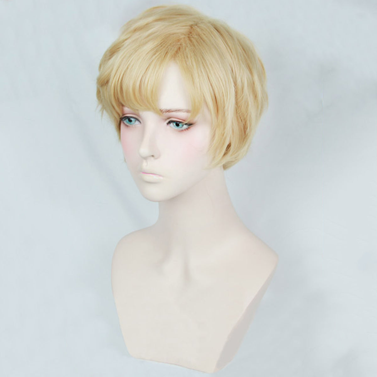 Perruque de cosplay en argent Honkai: Star Rail Arlan