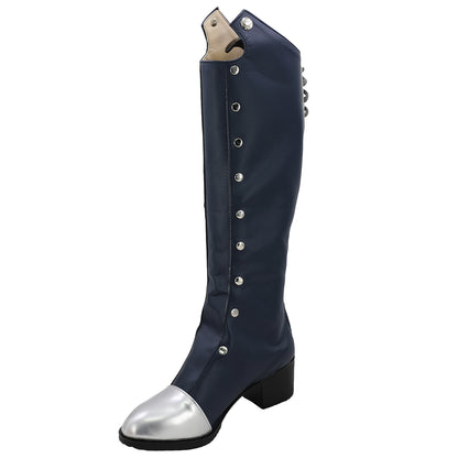 Persona 5 Queen Makoto Niijima Deep Grey Shoes Cosplay Boots - B Edition