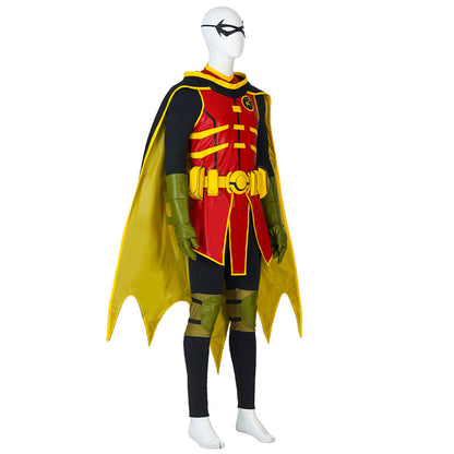 Batman and Sm: Battle of the Super Sons Damian Wayne Cosplay Costume