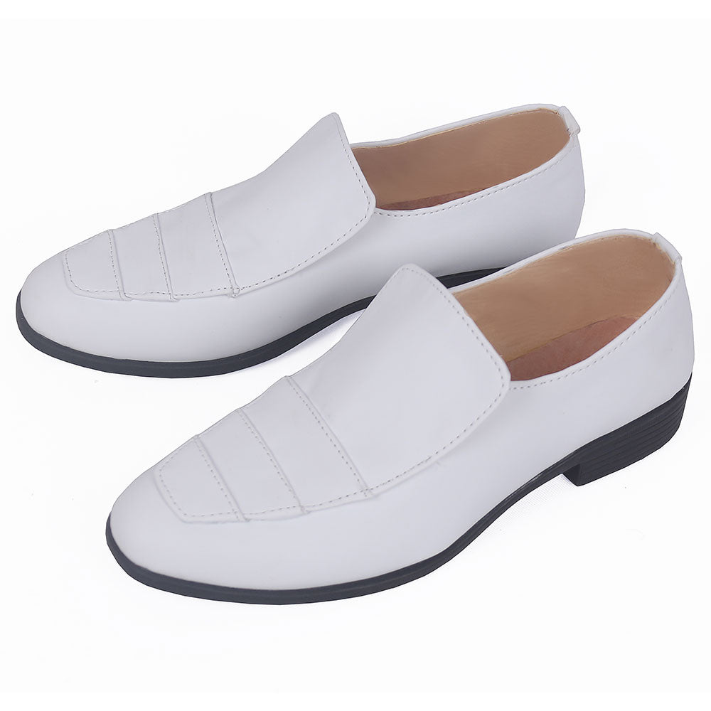 Yakuza Kazuma Kiryu White Cosplay Shoes