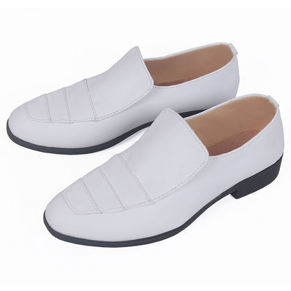 Yakuza Kazuma Kiryu White Cosplay Shoes