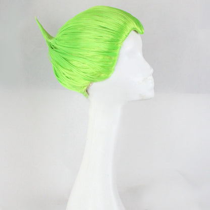 One Piece Germa 66 Vinsmoke Yonji Green Cosplay Wig