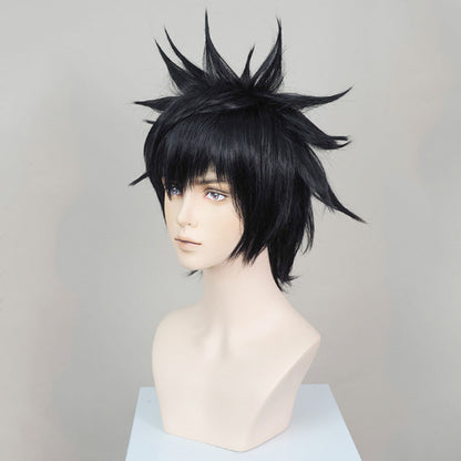 Genshin Impact Yelan Noir Violet Cosplay Perruque