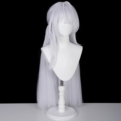 Zenless Zone Zero Velina Airgid White Cosplay Wig