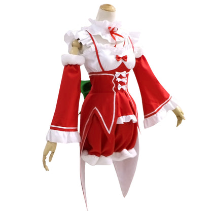 Re: Life In A Different World From Zero Rem Ram Christmas Cosplay Costume