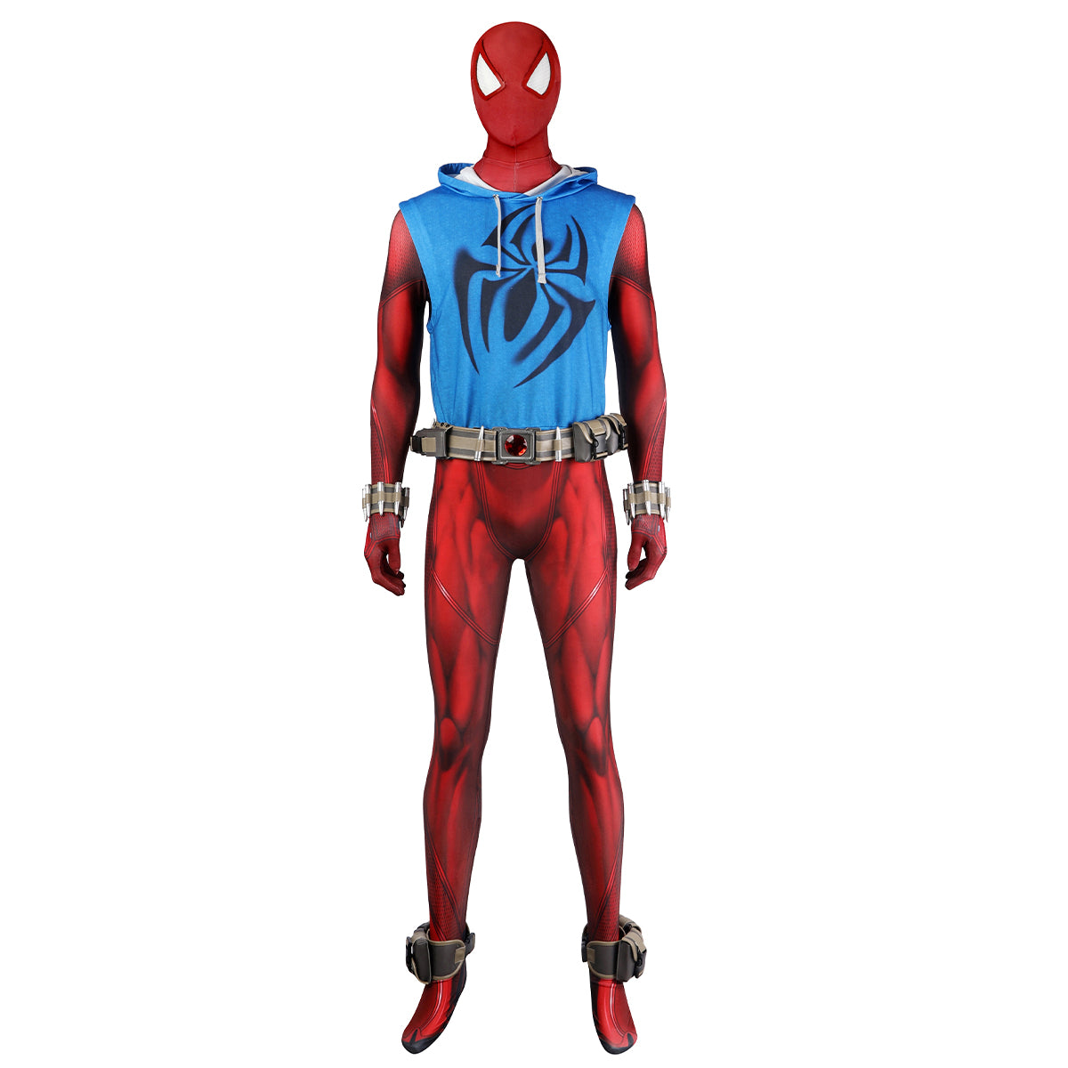 Marvel's Spider-Man 2 Scarlet Spider Spider Man Across the Spider Verse Scarlet Spider Cosplay Costume