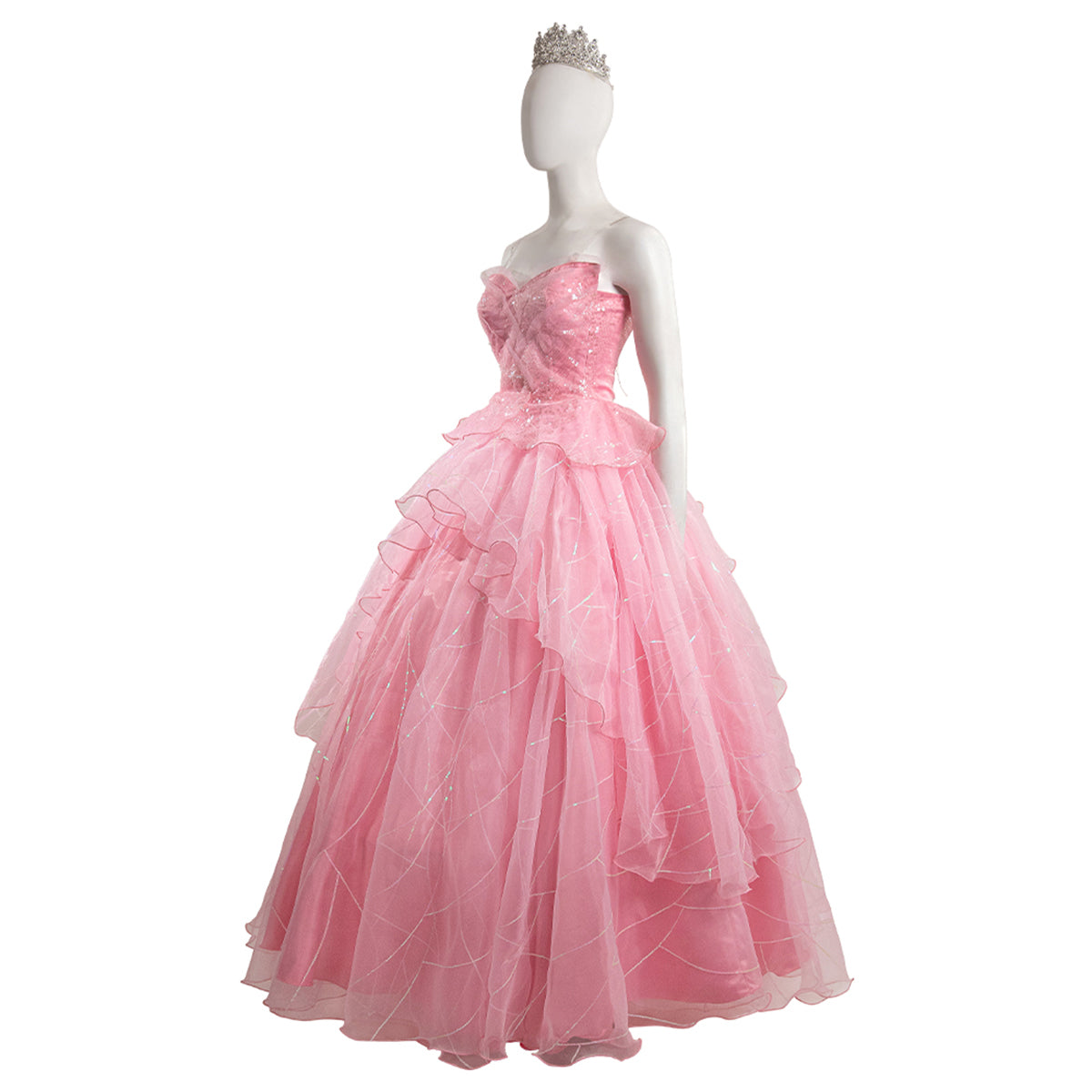 wicked pink dress Wicked (2024) Glinda Pink Dress Cosplay Costume – Gcosplay
