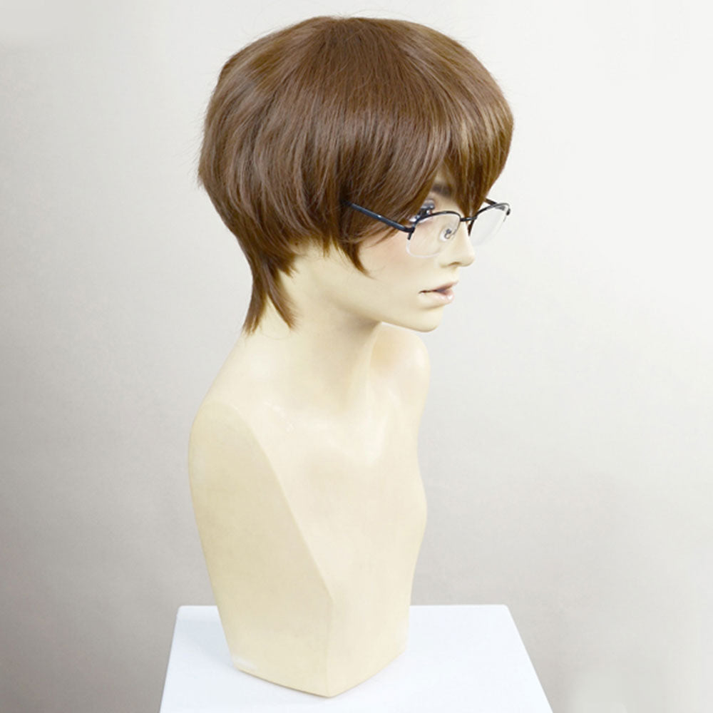 Fire Force Enen No Shouboutai Takehisa Hinawa Brown Cosplay Wig