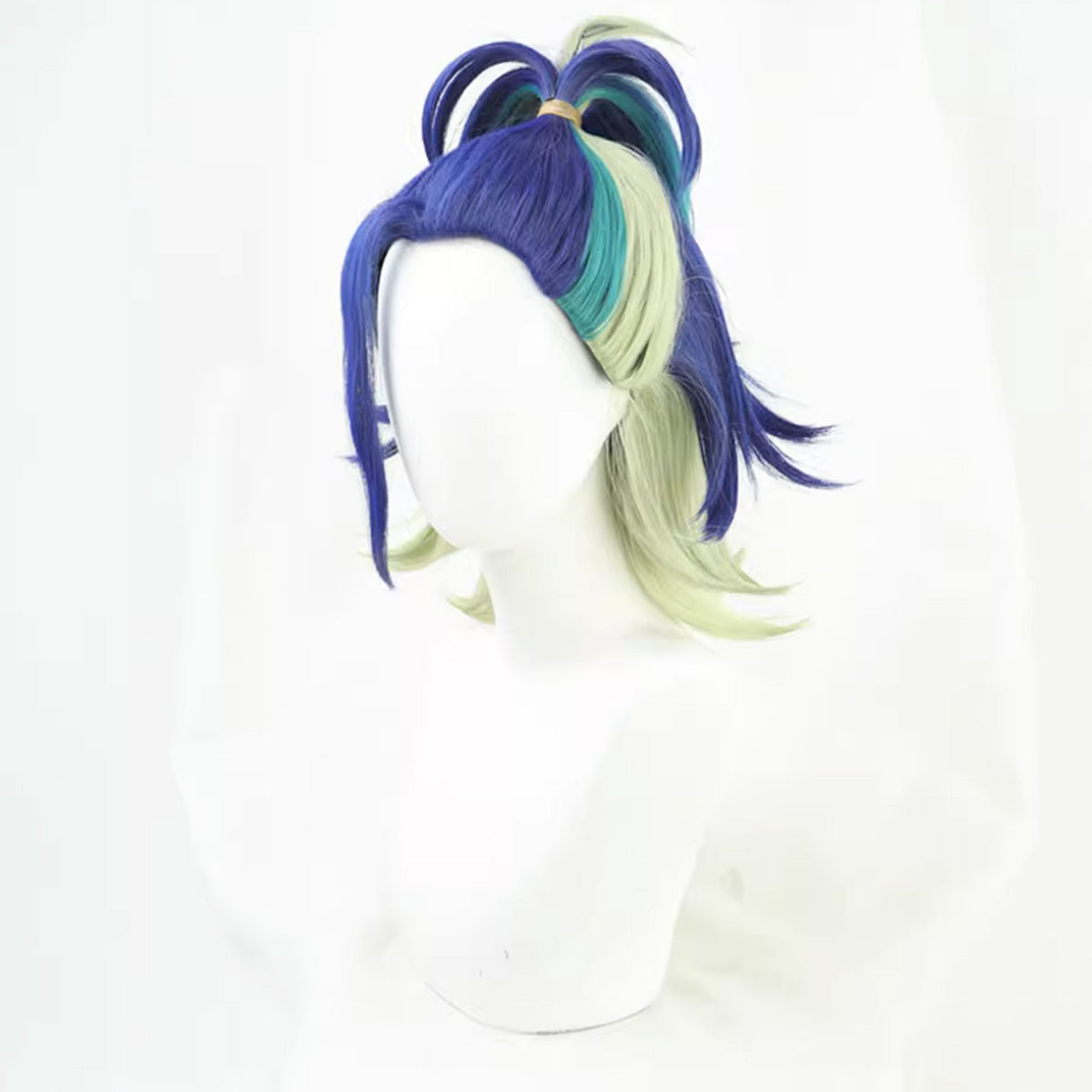 PM PM Legends: Arceus Adaman Blue Green Cosplay Wig