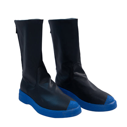 Akatsuki Deidara de Naruto Halloween zapatos blancos botas de Cosplay