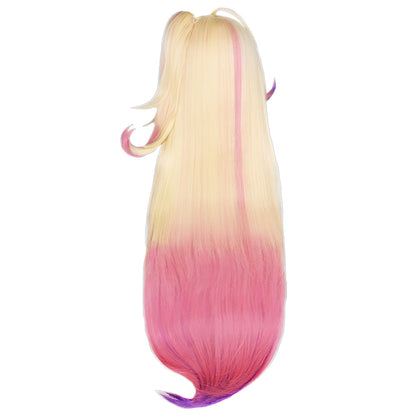 League of Legends Wild Rift LOL Star Guardian Seraphine Golden Pink Cosplay Wig