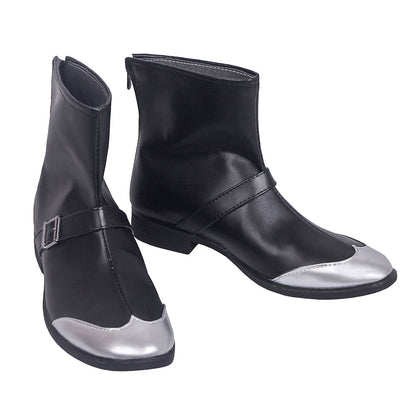Akatsuki Deidara de Naruto Halloween zapatos blancos botas de Cosplay