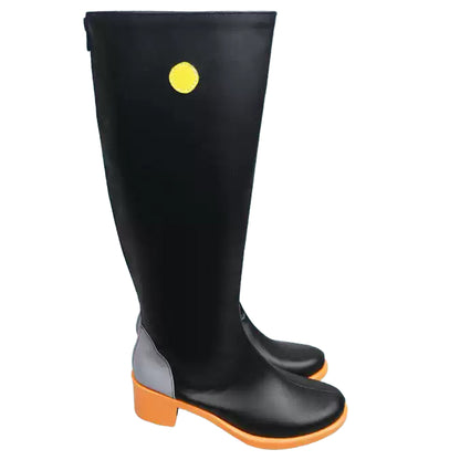 Guilty Gear STRIVE Millia Rage Black Shoes Cosplay Boots