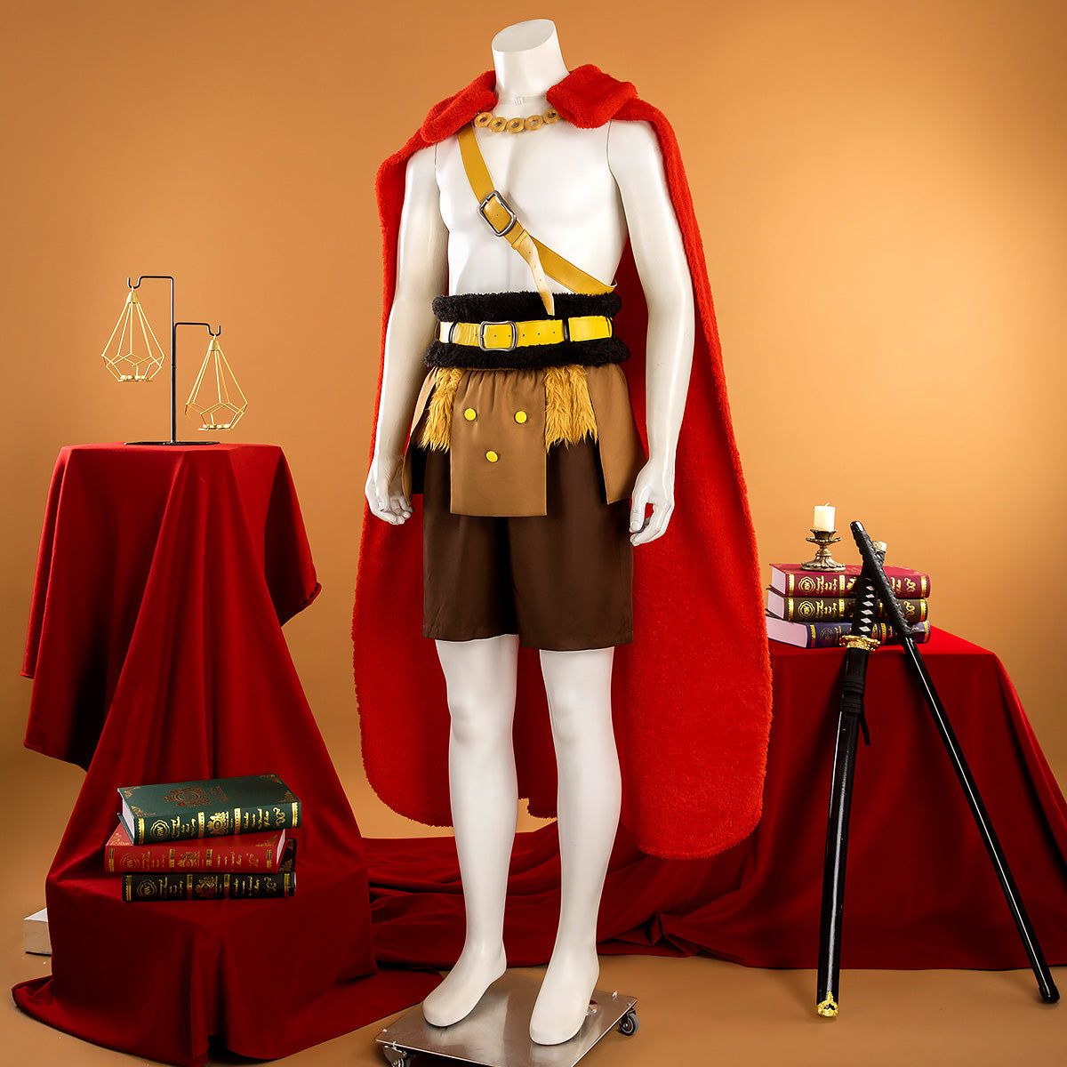 One Piece Monkey D. Luffy Elbaph Elbaf Cosplay Costume