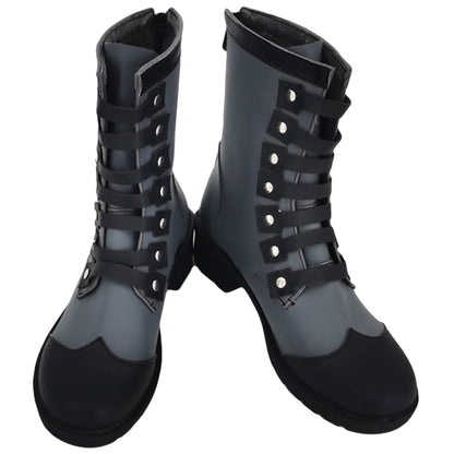 The Great Ace Attorney Chronicles A Most Singular Great Detective Herlock Sholmes Grey Cosplay Shoes