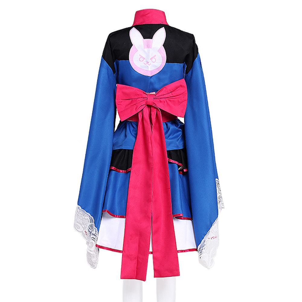 Overwatch D.VA DVA Song HANA Kimono Cosplay Costume