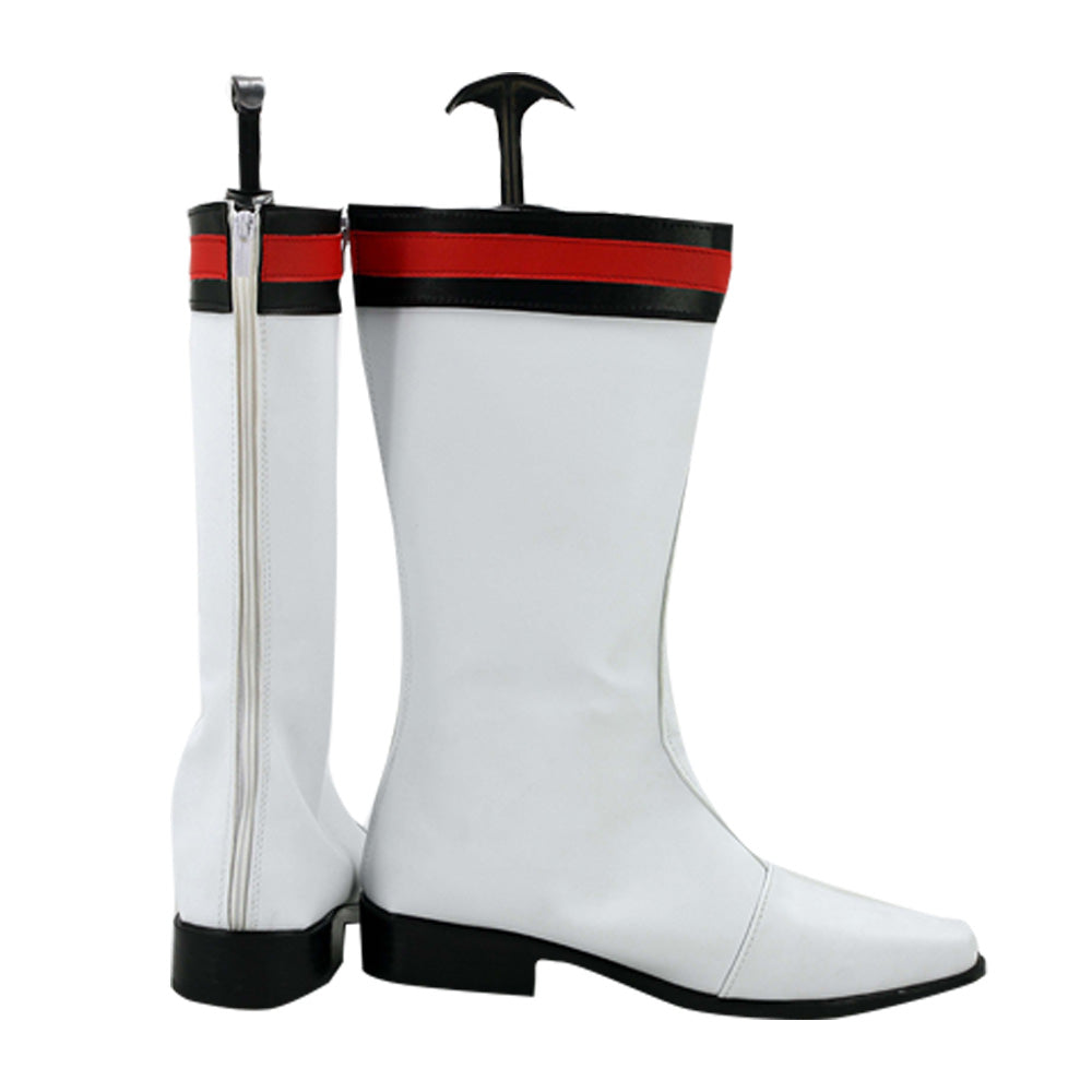 Akatsuki Deidara aus Naruto Halloween Weiße Schuhe Cosplay Stiefel
