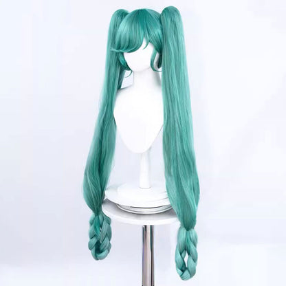 Vocaloid 2024 Snow Miku Hatsune Miku Halloween Green Cosplay Wig