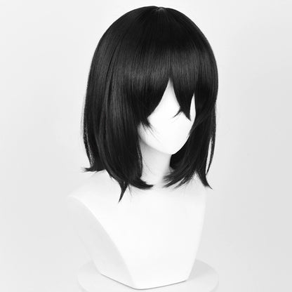 Genshin Impact Yelan Negro Morado Cosplay Peluca