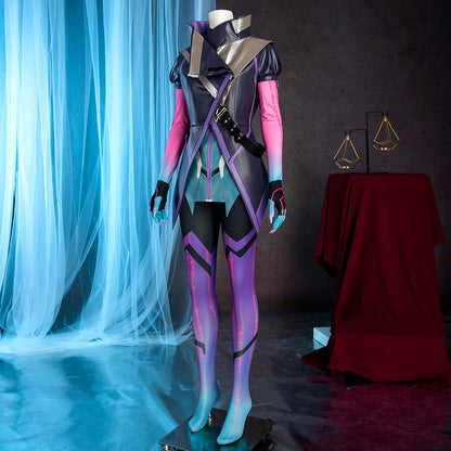 Overwatch OW Sombra Hacker Cosplay Costume - Premium Edition