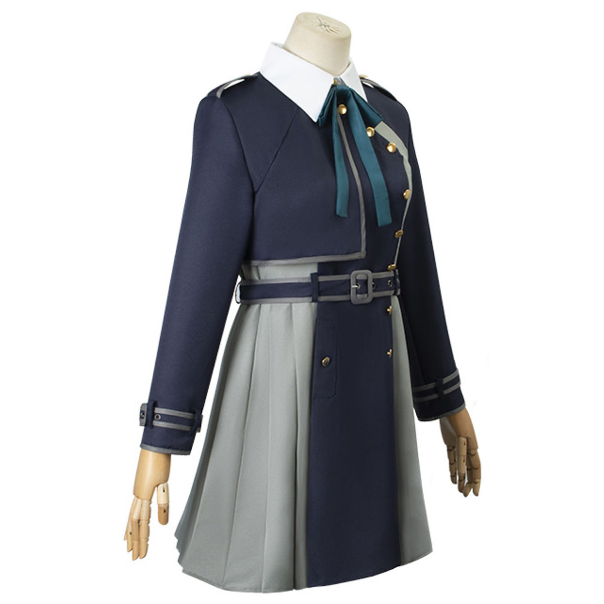 Lycoris Recoil Takina Inoue Costume Cosplay Uniforme Bleu