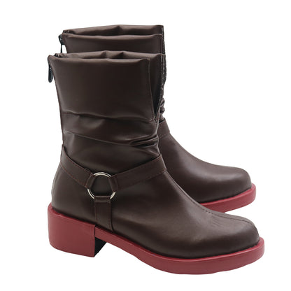 Akatsuki Deidara aus Naruto Halloween Weiße Schuhe Cosplay Stiefel