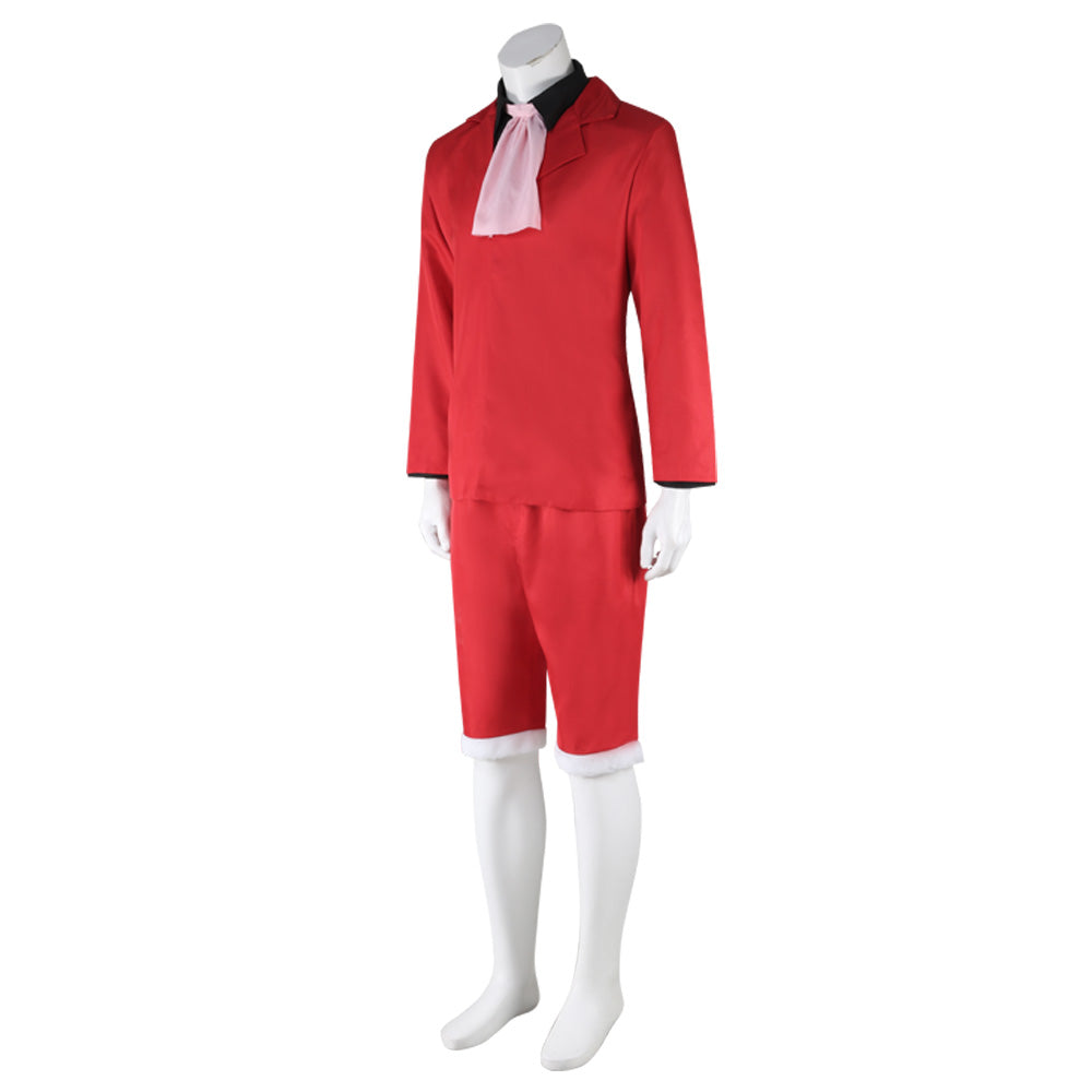 One Piece Monkey D Luffy Red New Cosplay Costume