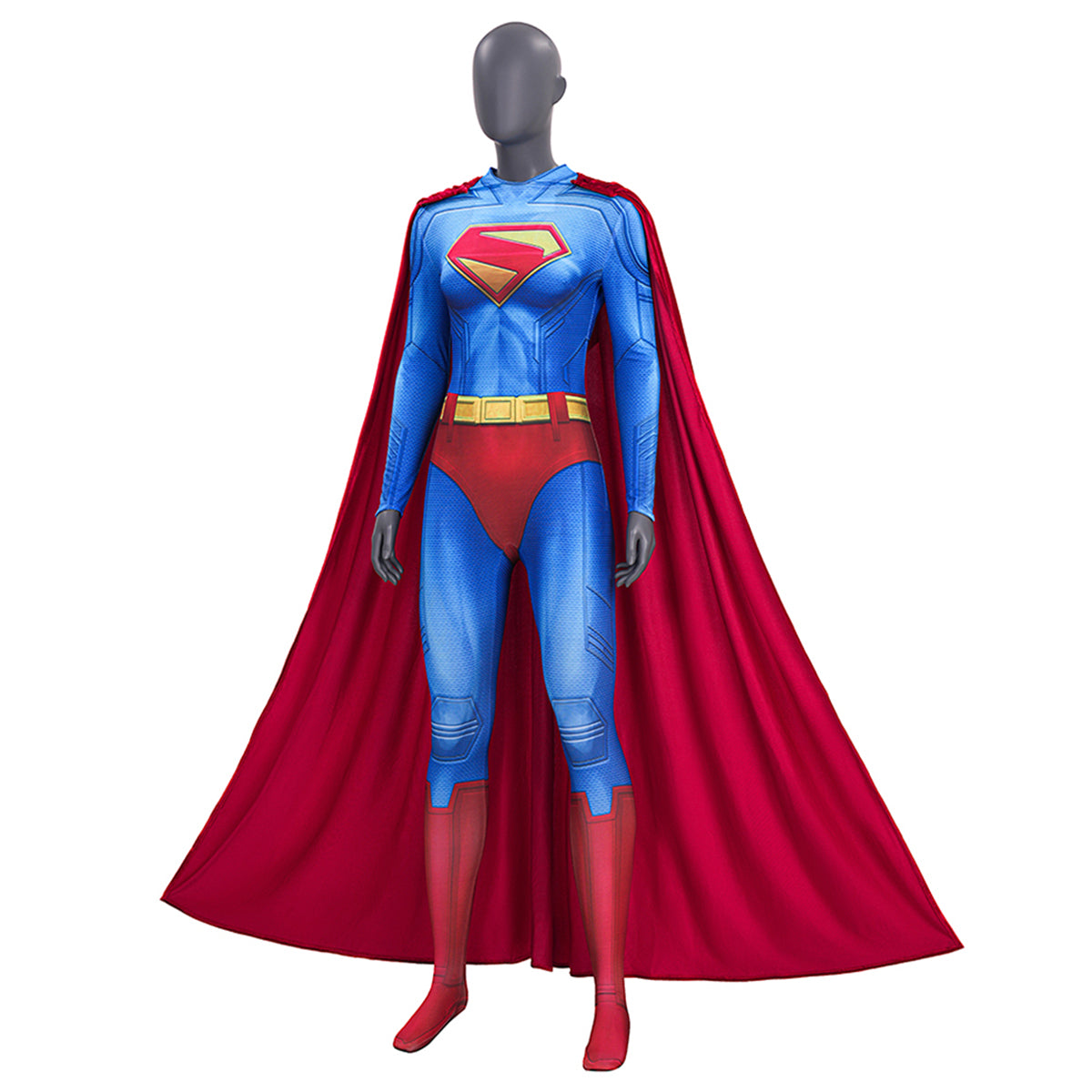 Superheroine Super Woman Jumpsuit Cosplay Costume