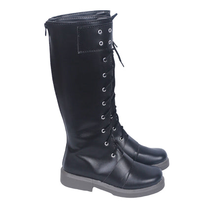 Persona 5 Futaba Sakura Black Shoes Cosplay Boots