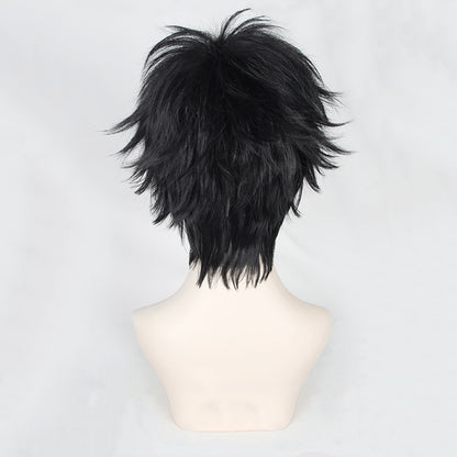 Genshin Impact Yelan Noir Violet Cosplay Perruque