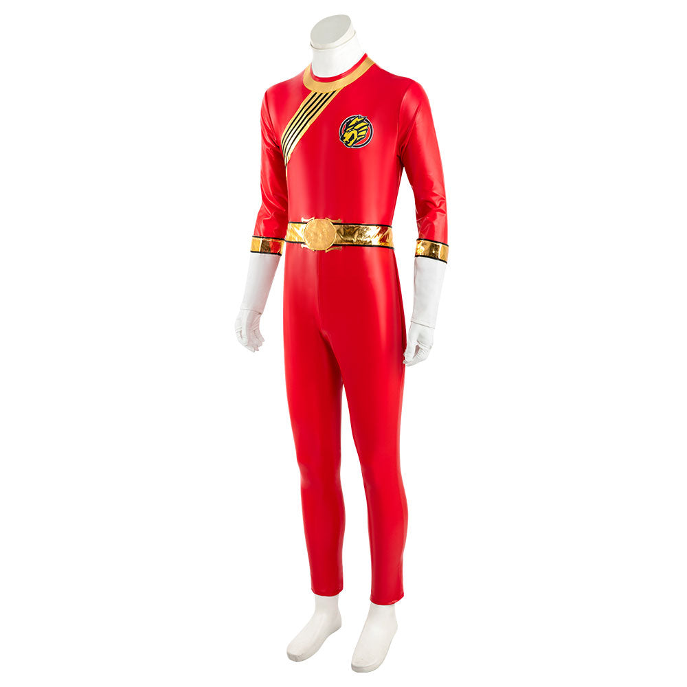 Power Rangers Wild Force Red Wild Force Ranger Cosplay Costume