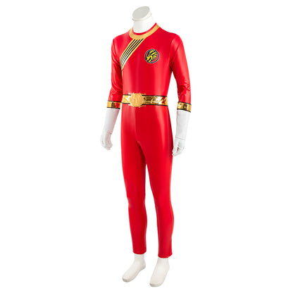 Power Rangers Wild Force Red Wild Force Ranger Cosplay Costume