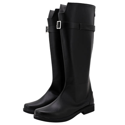 Akatsuki Deidara de Naruto Halloween zapatos blancos botas de Cosplay