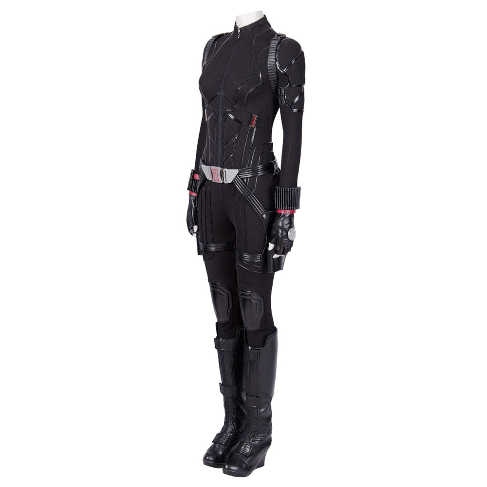 Marvel Avengers 4: Endgame Avengers Black Widow Natasha Romanoff Halloween Cosplay Costume-No Boots