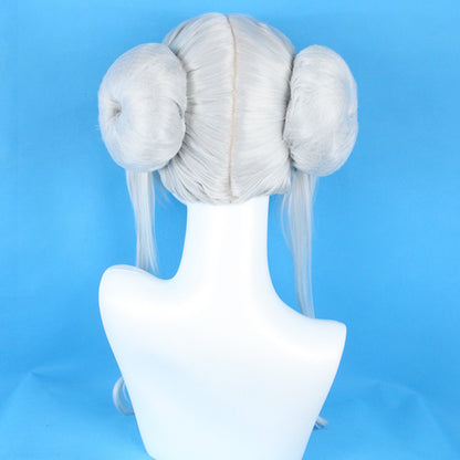 Honkai: Star Rail Arlan Silber Cosplay Perücke