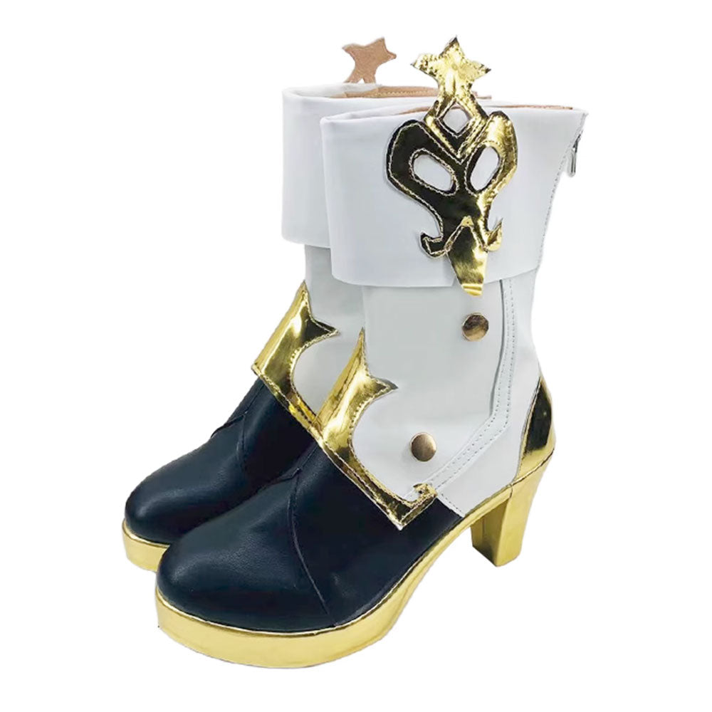 Genshin Impact Clorinde White Shoes Cosplay Boots