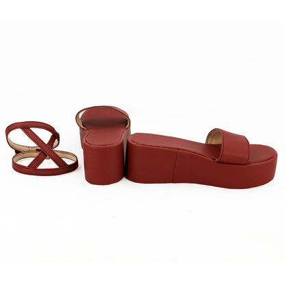 Akatsuki Deidara de Naruto Halloween zapatos blancos botas de Cosplay