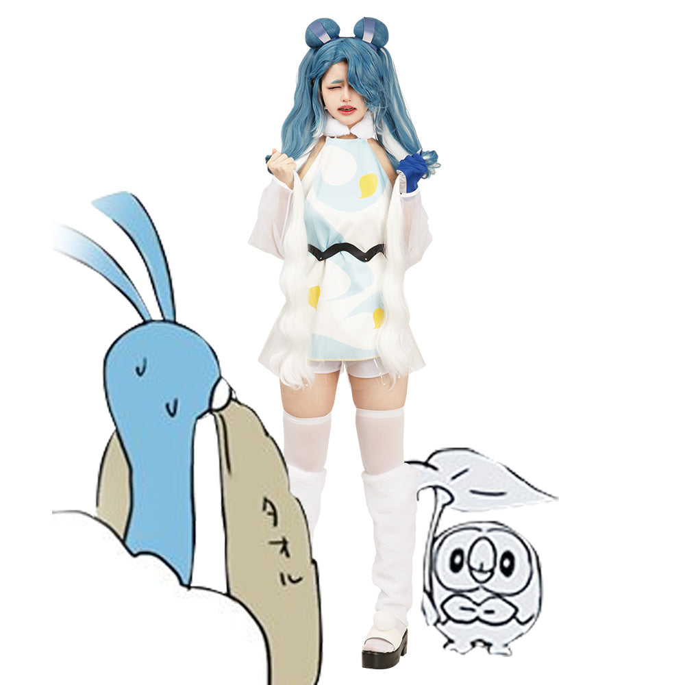 Pokemon feat. Hatsune Miku Project VOLTAGE Flying Type Cosplay Costume